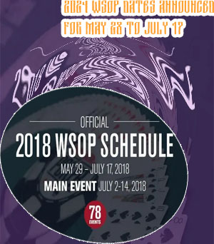Wsop event schedule 2024